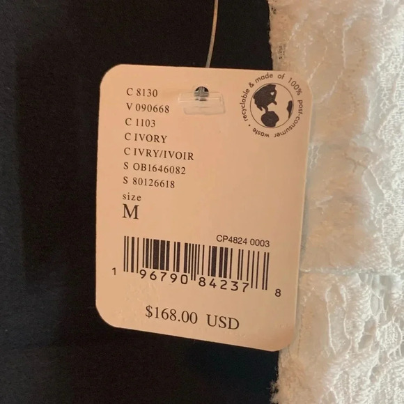 NWT Free People Hailee Lace Mini Dress in White, size M - Picture 5 of 14